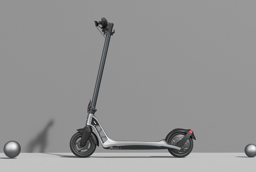 H10 electric scooter video