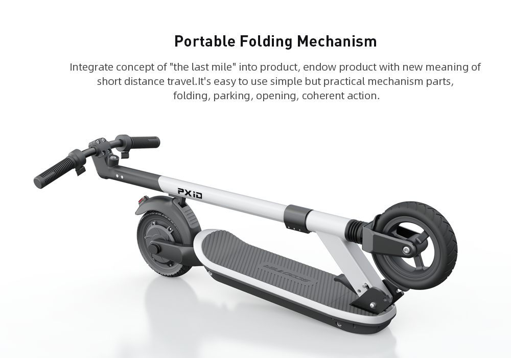 PXID electric scooter allows you to get rid of the desire to stay at home